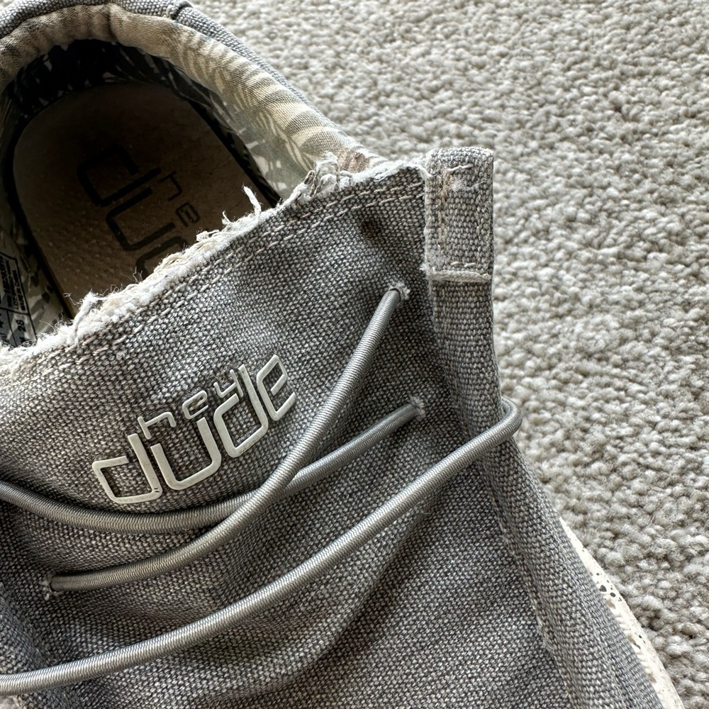 Hey Dude Wally Stretch Iron Gray Slip-On Shoes Size 11 - Picture 8 of 8